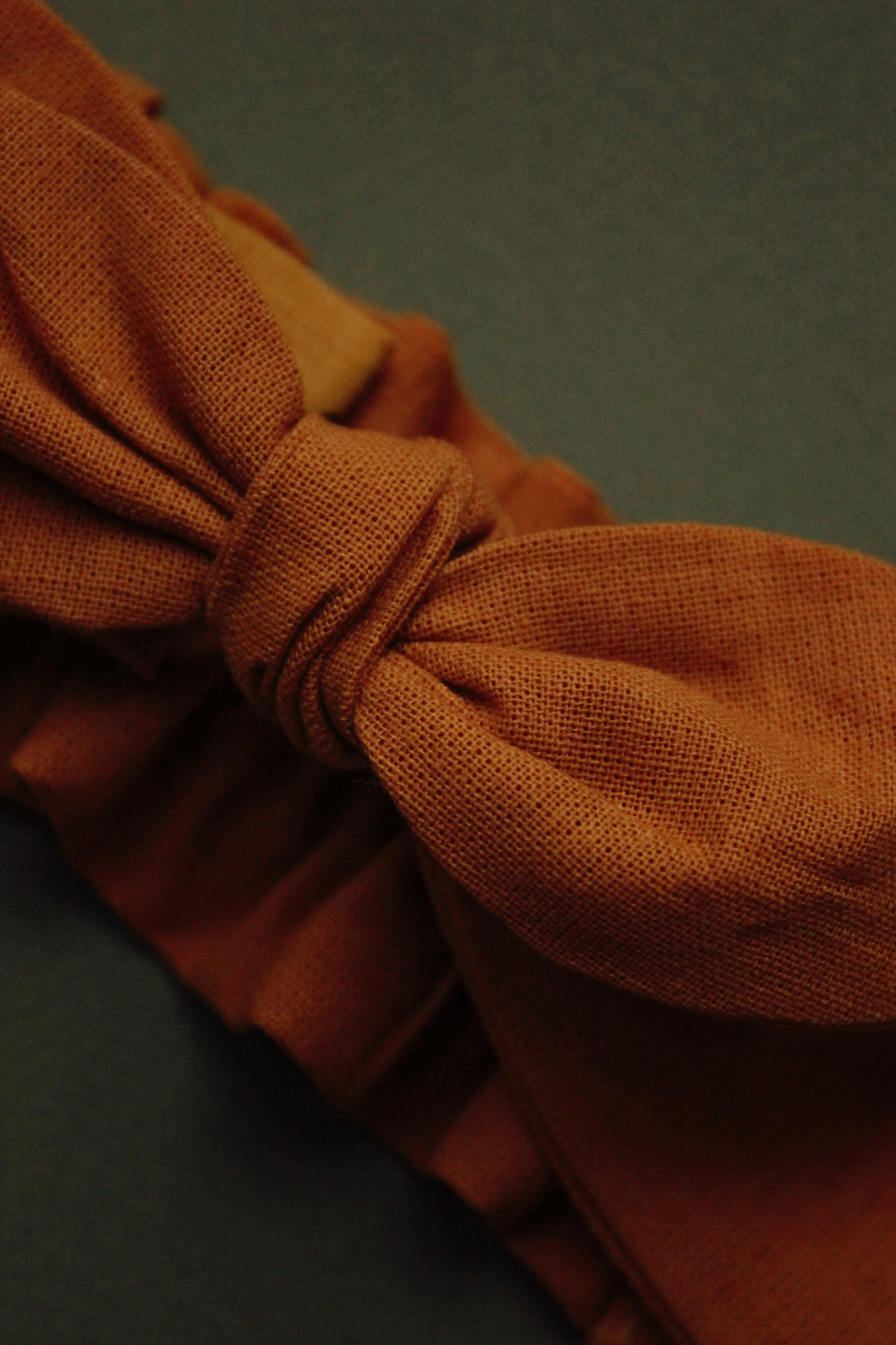 Повязка "солоха" хлопок оранж