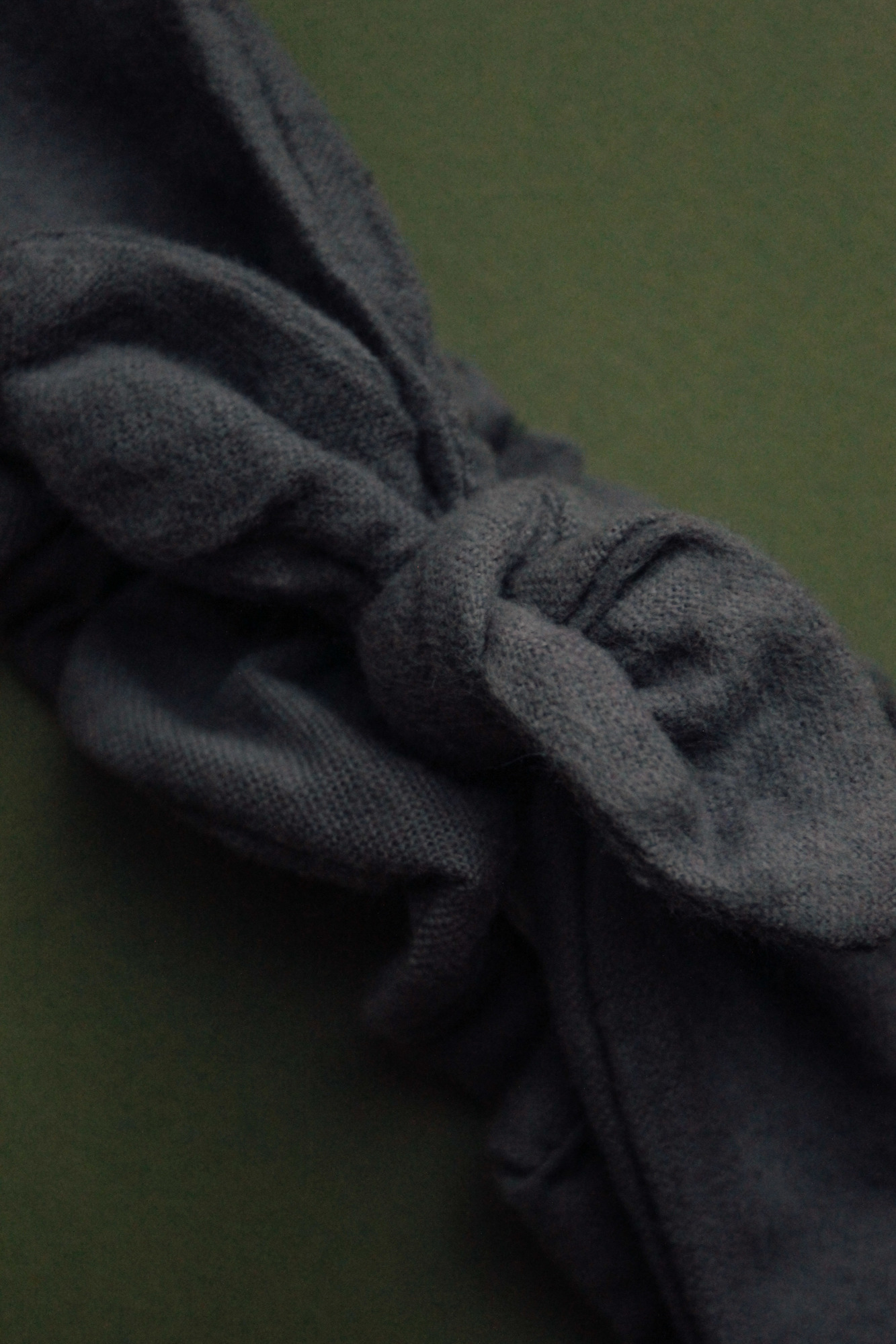 Повязка "солоха" теплый хлопок фиалка