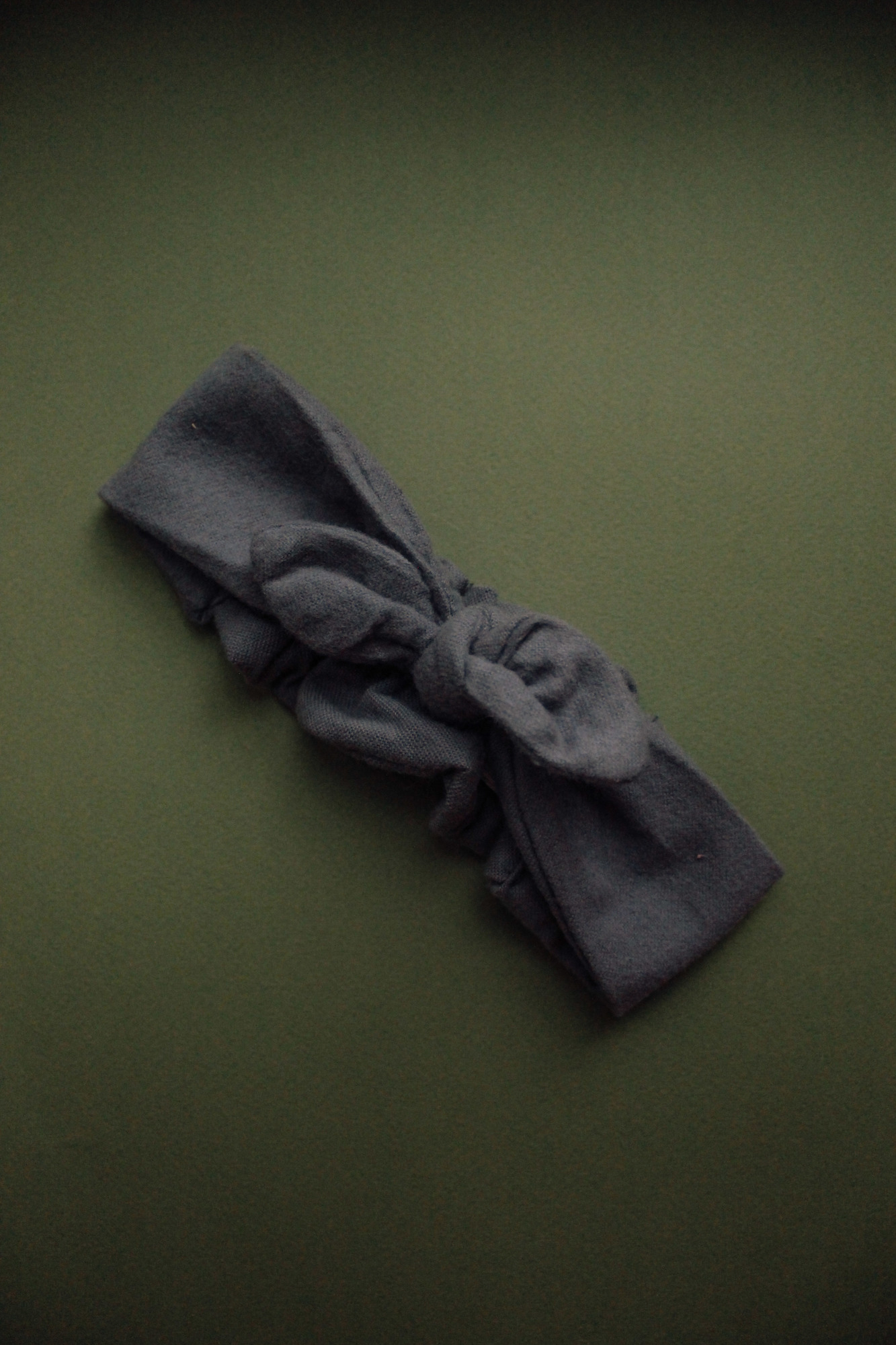 Повязка "солоха" теплый хлопок фиалка