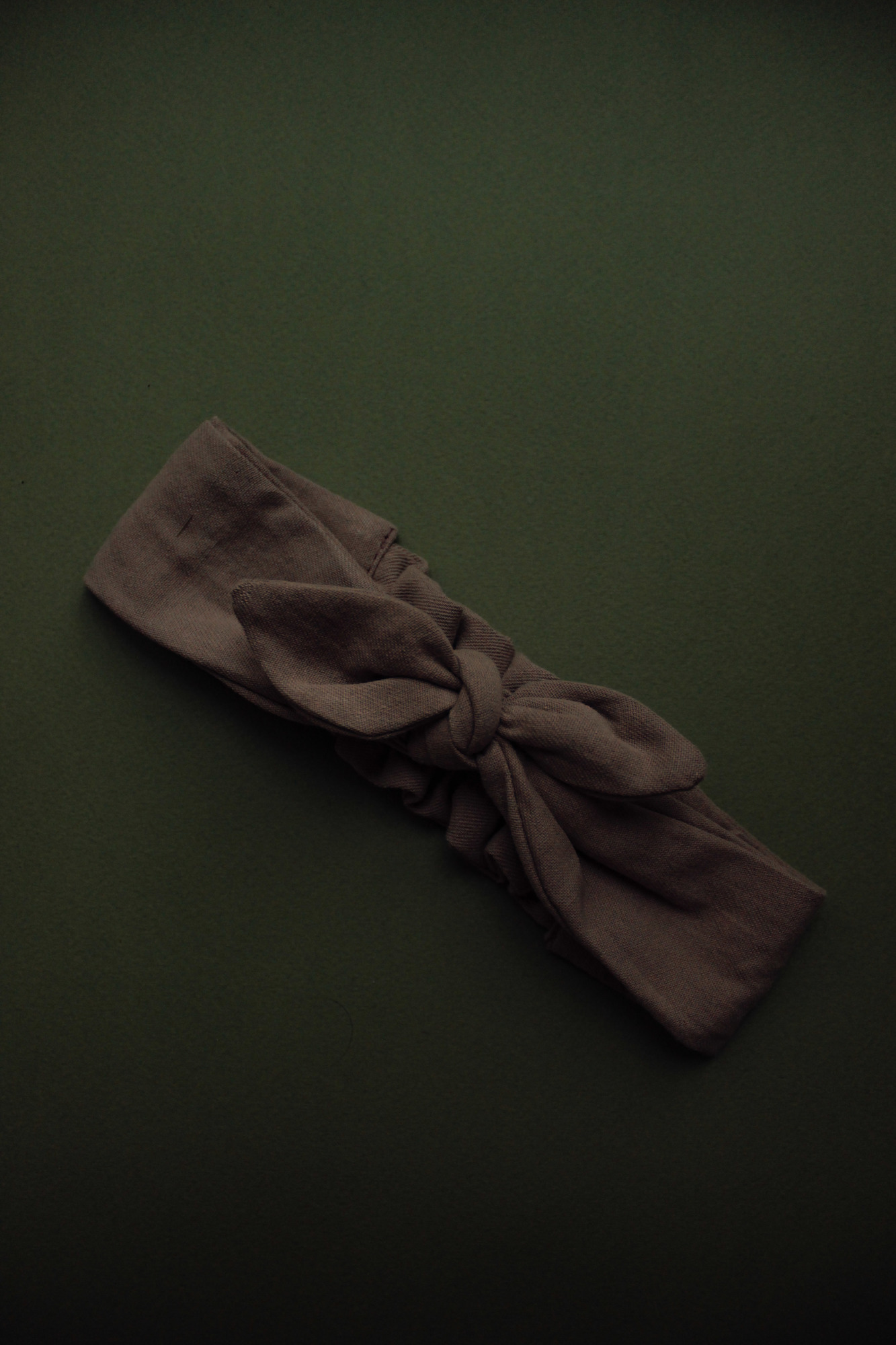 Повязка "солоха" плотный хлопок мокка