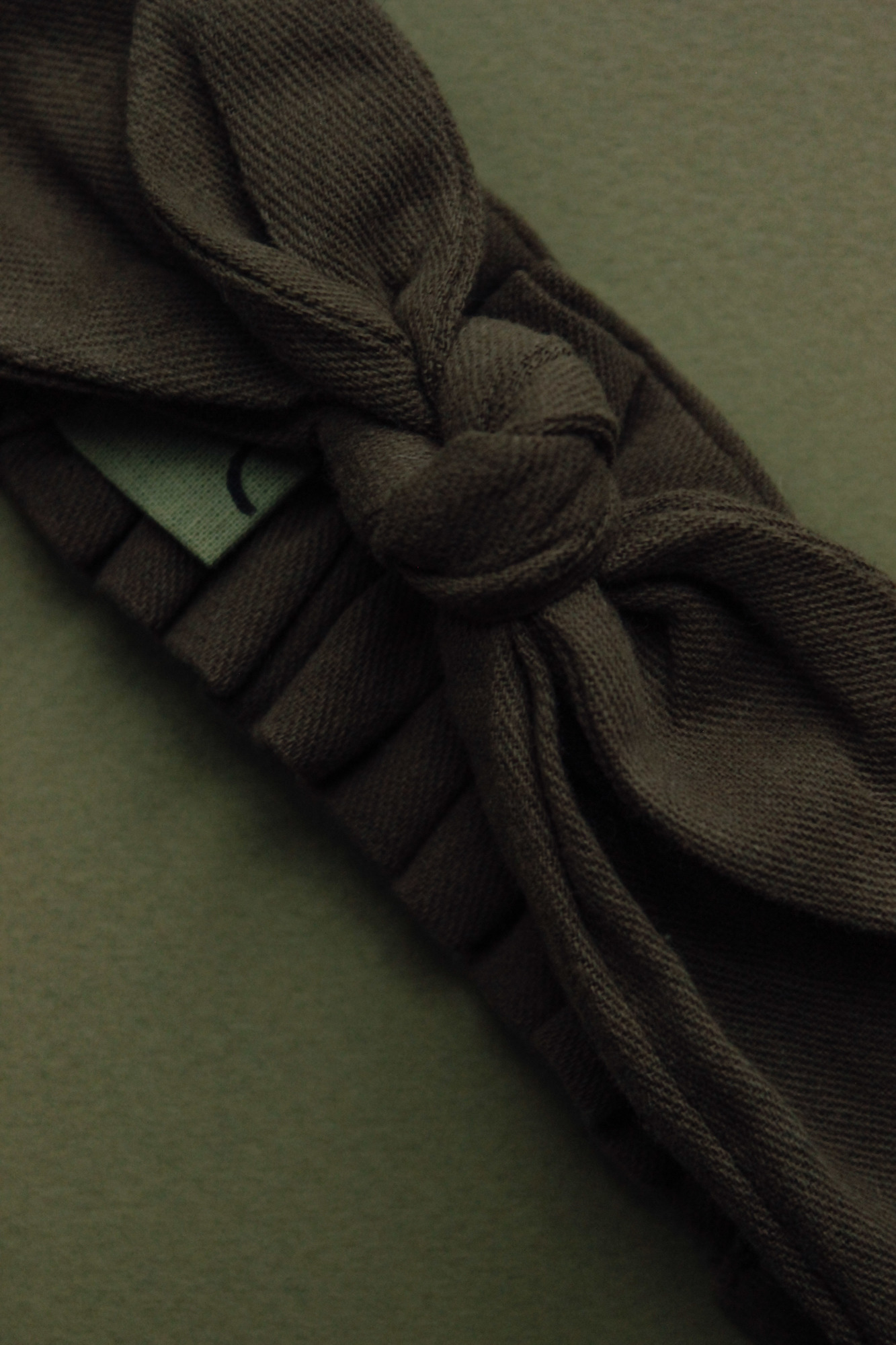 Повязка "солоха" плотный хлопок хаки