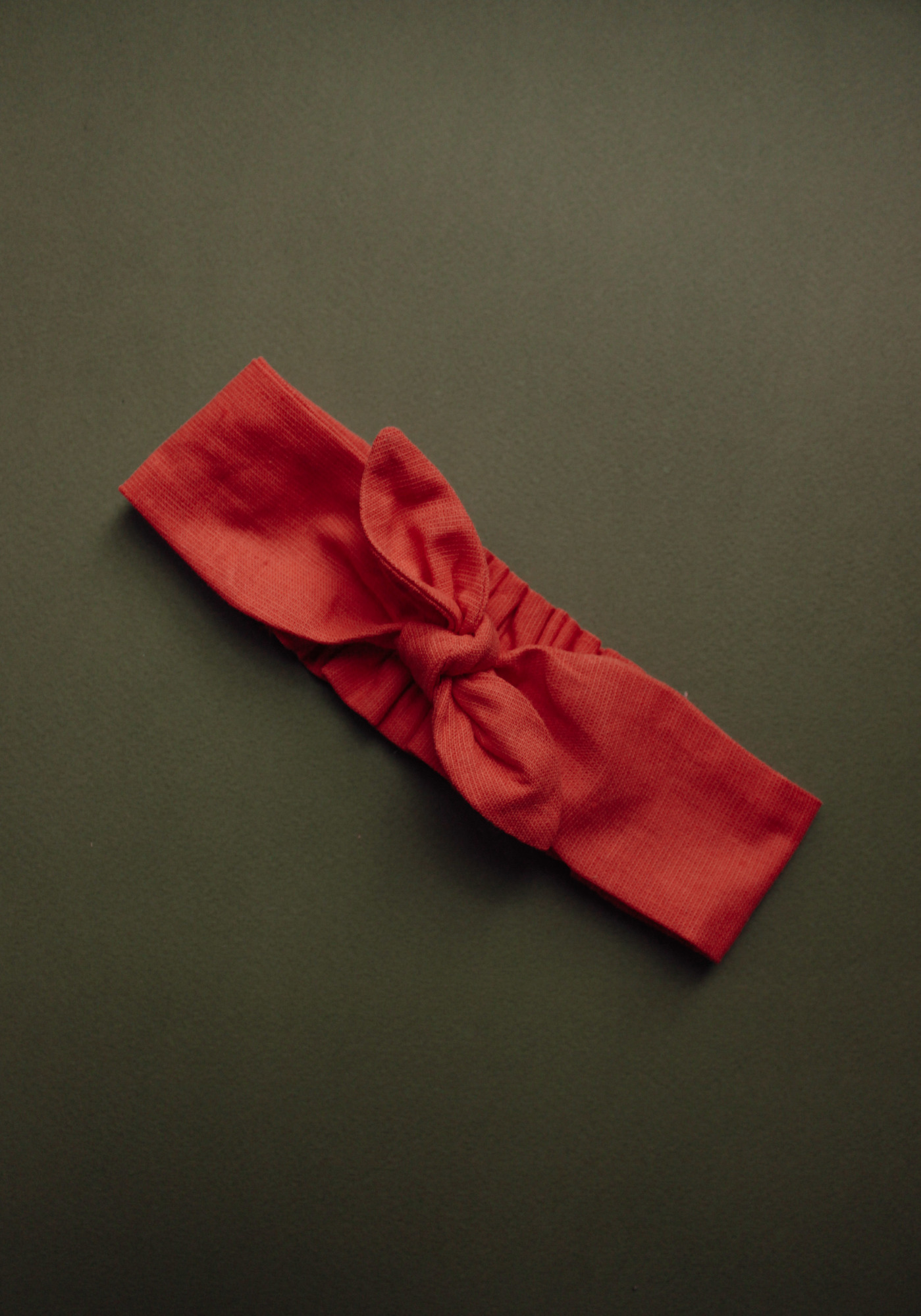 Повязка "солоха" лен морковный