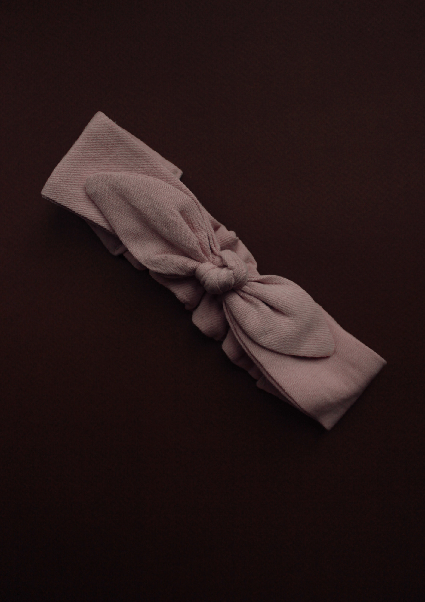 Повязка "солоха" плотный хлопок розовый