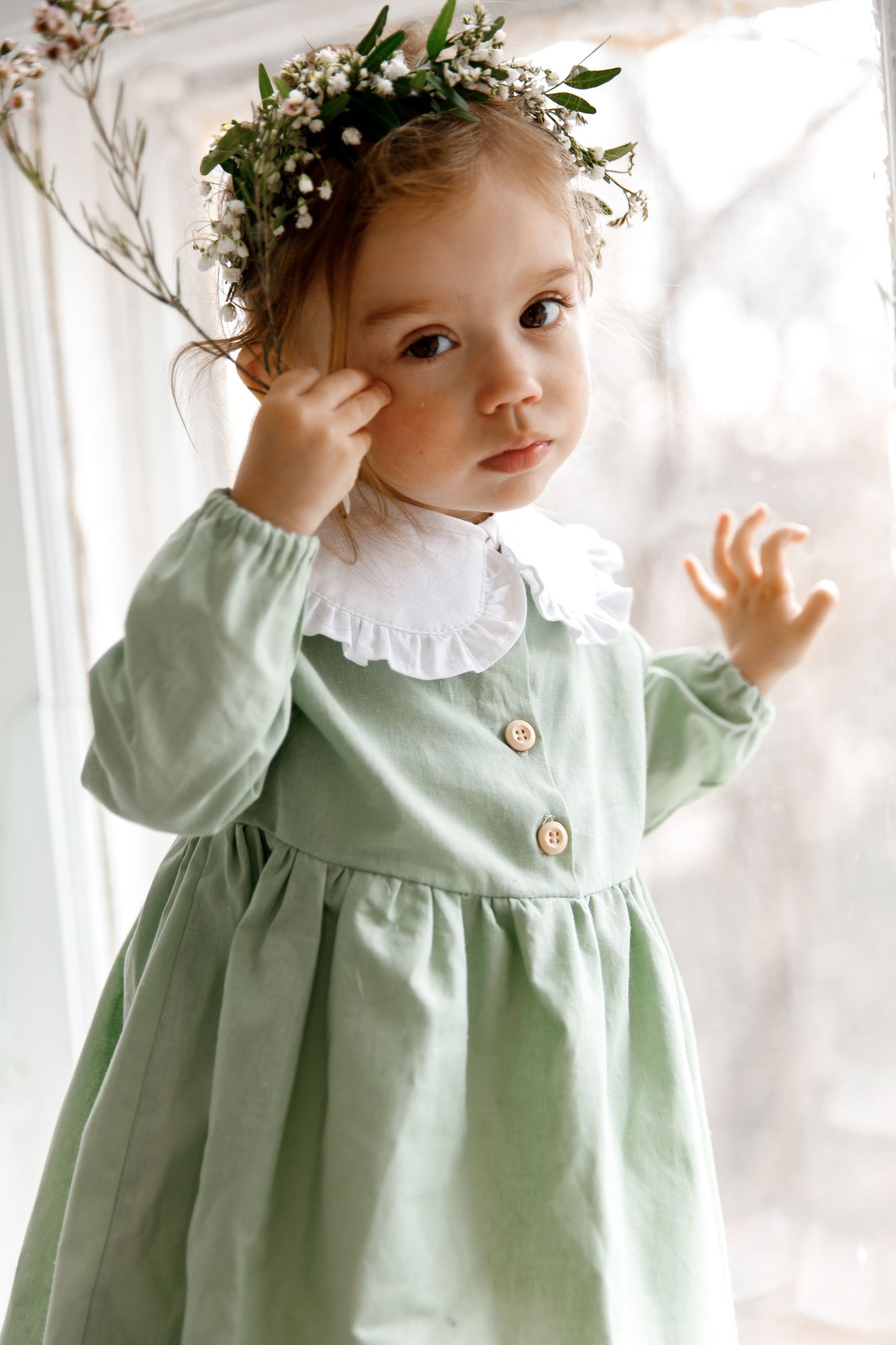 Платье ELLIE хлопок эвкалипт