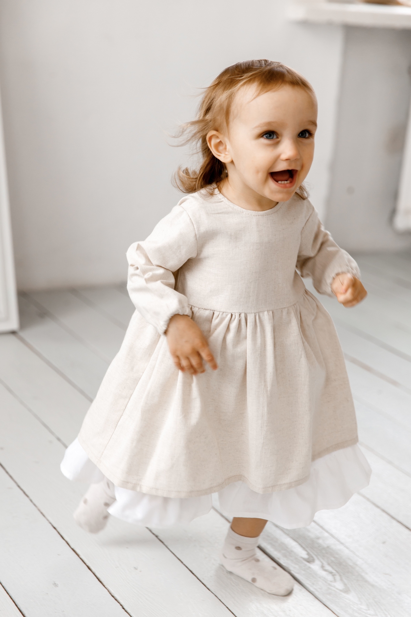 Платье ELLIE лён натур