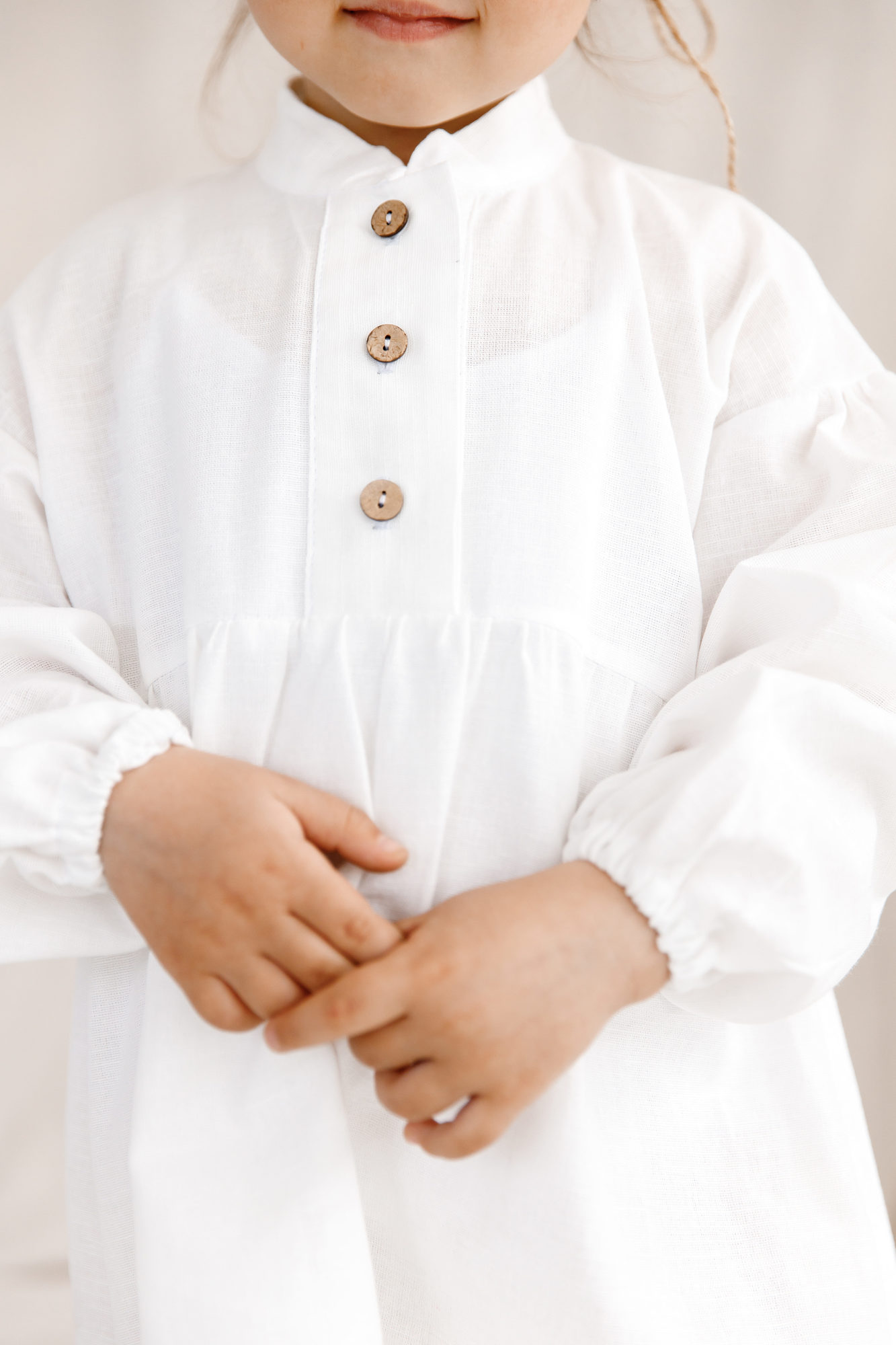 Платье VINTAGE из льна "белый"