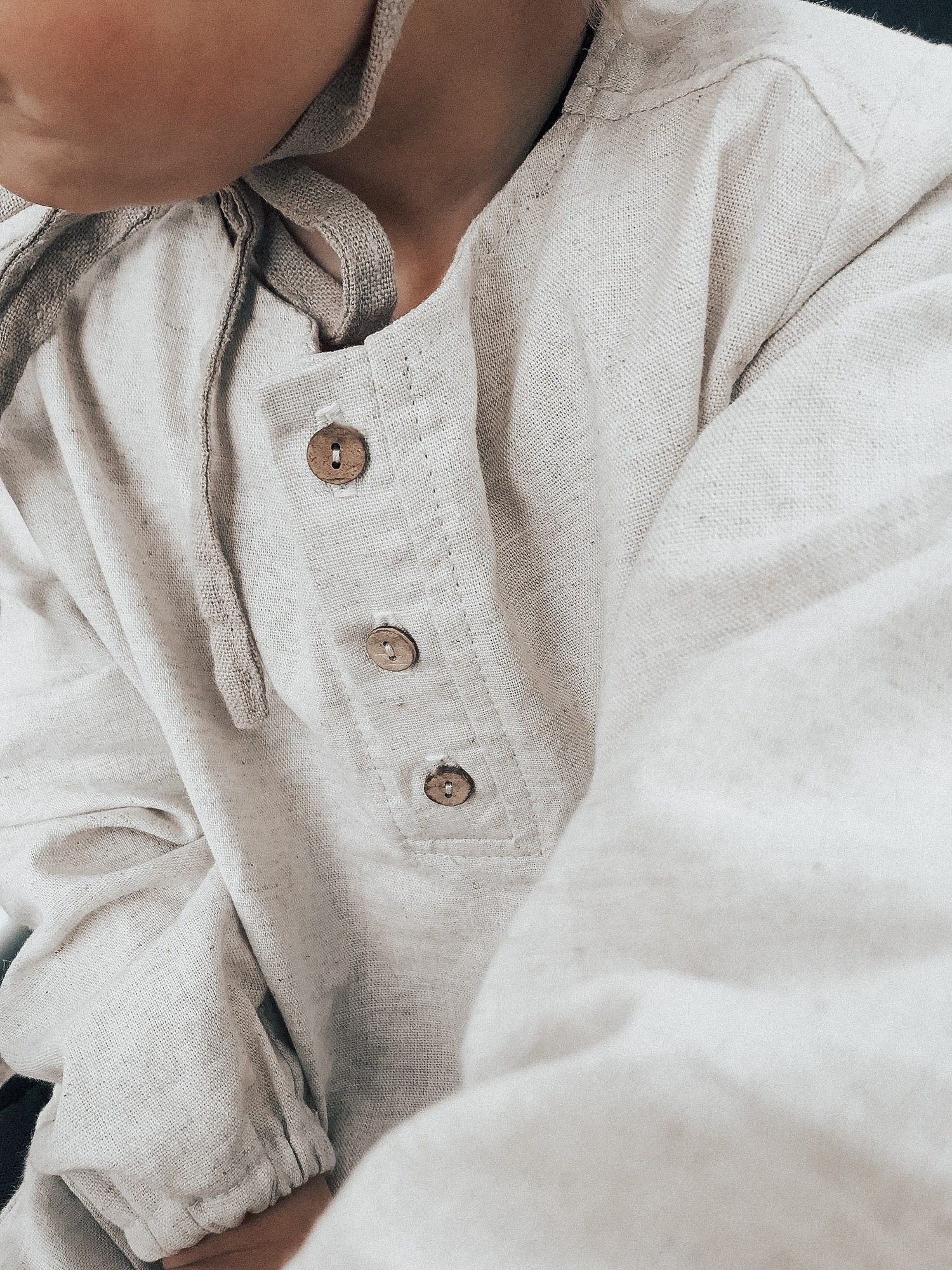 Рубашка льняная натур