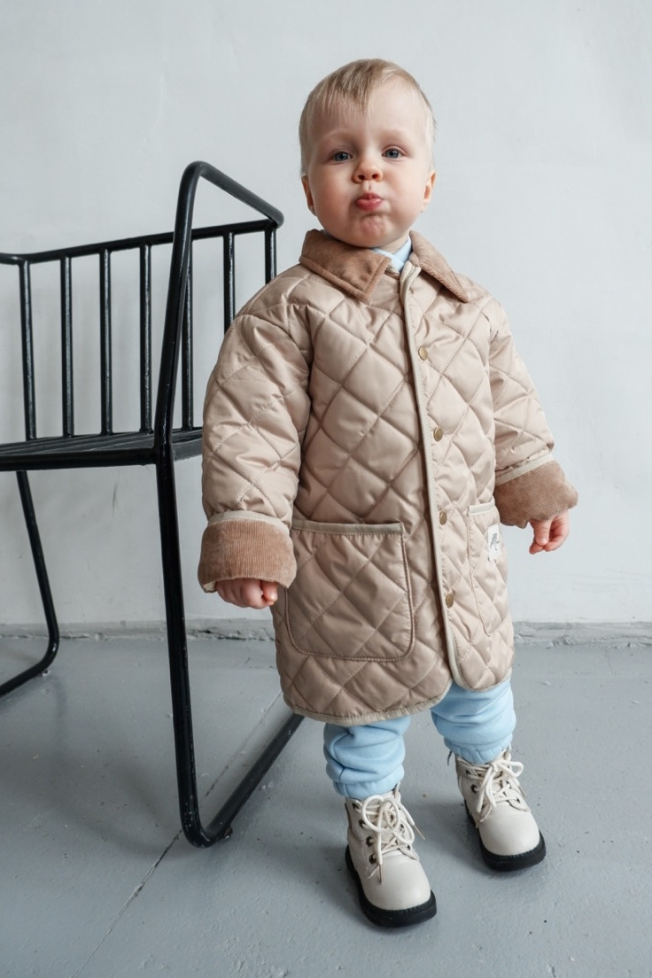 JACKET CREAM стёганный унисекс