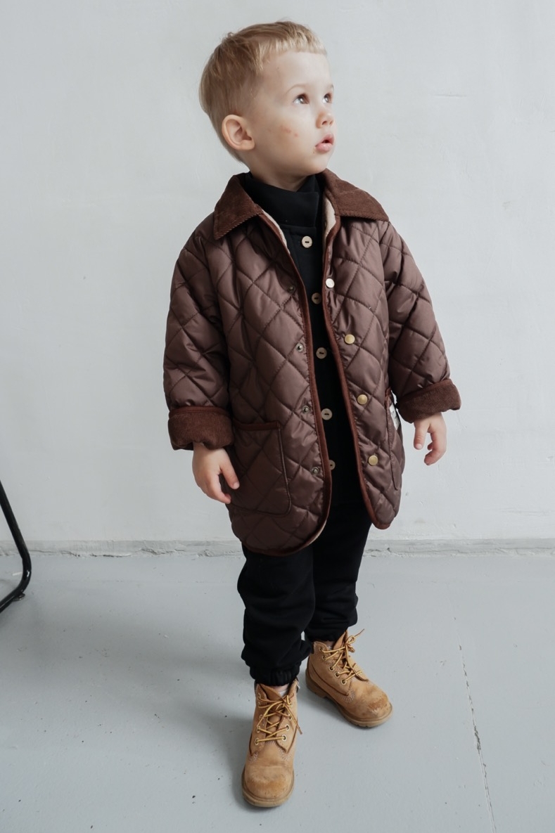 JACKET CHOCOLATE стёганный унисекс