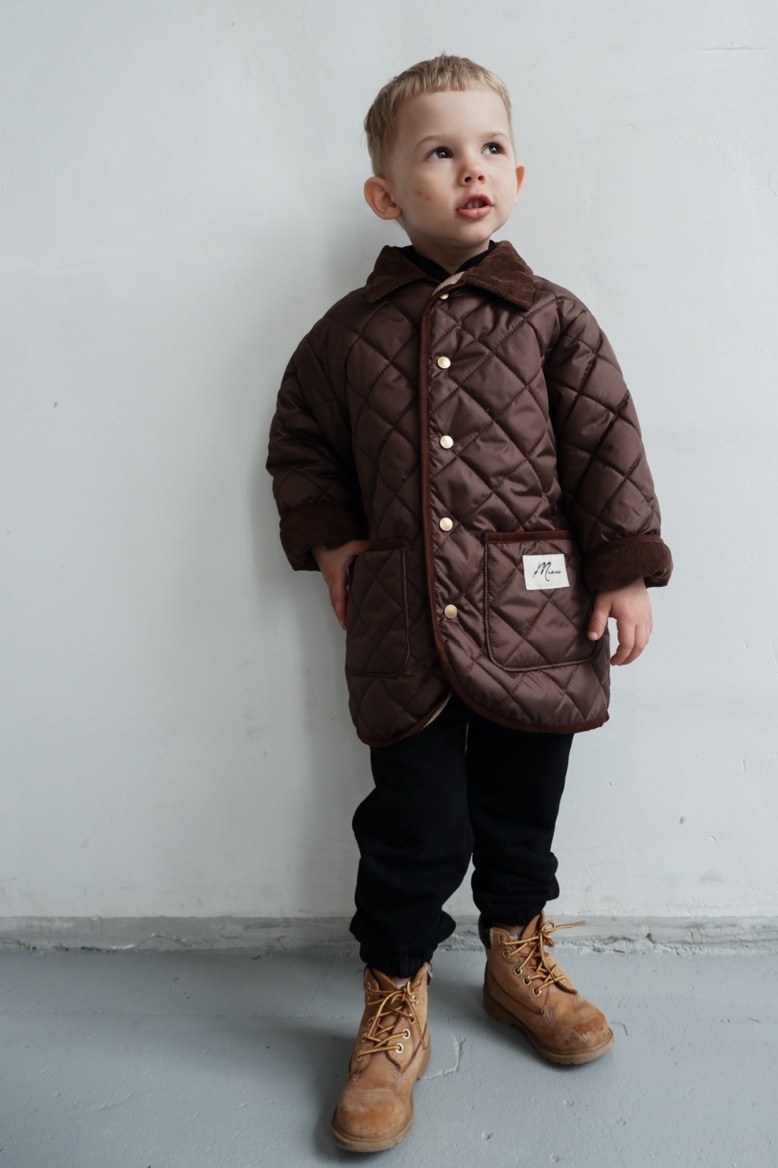 JACKET CHOCOLATE стёганный унисекс