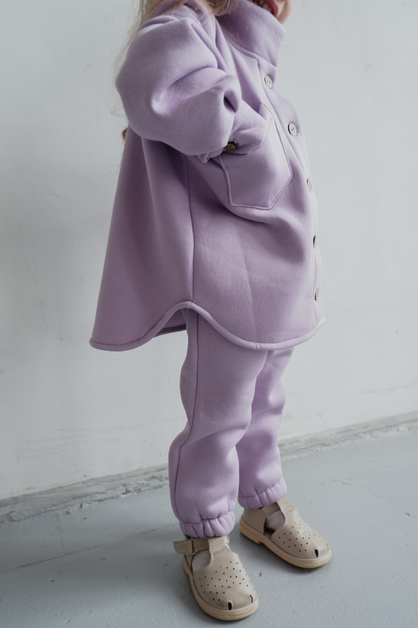SET "CONFY" FUTER LAVENDER (жакет и брюки) унисекс