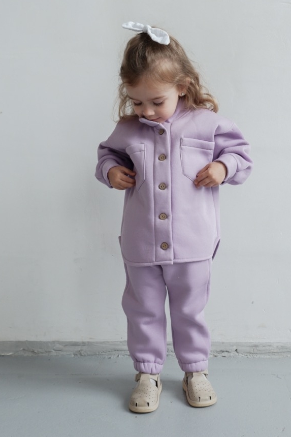 SET "CONFY" FUTER LAVENDER (жакет и брюки) унисекс