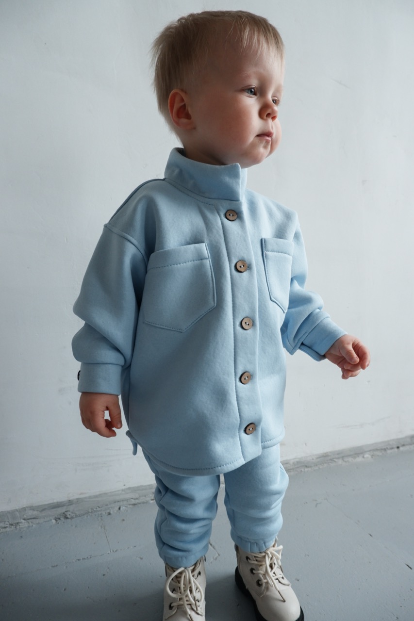 SET "CONFY" FUTER SKY BLUE (жакет и брюки) унисекс