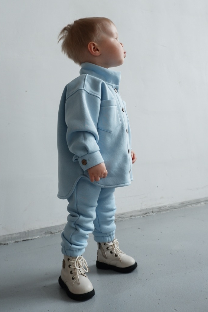 SET "CONFY" FUTER SKY BLUE (жакет и брюки) унисекс