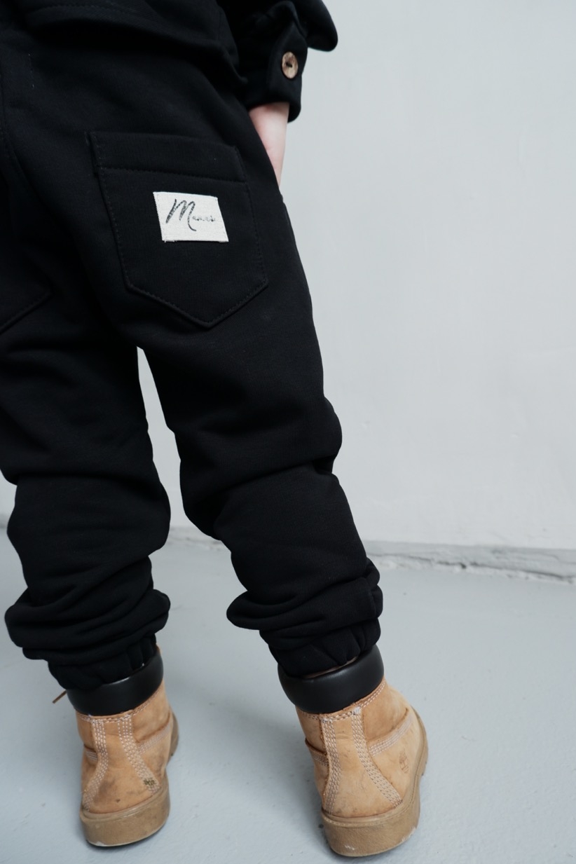 SET "CONFY" FUTER BLACK (жакет и брюки) унисекс