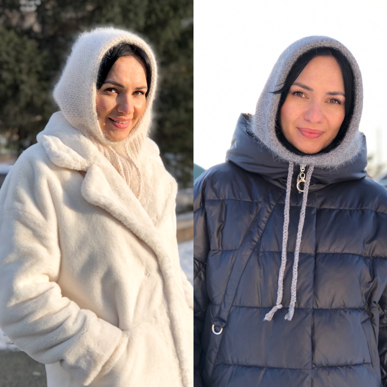 капор крючком, капюшон крючком, описание капора