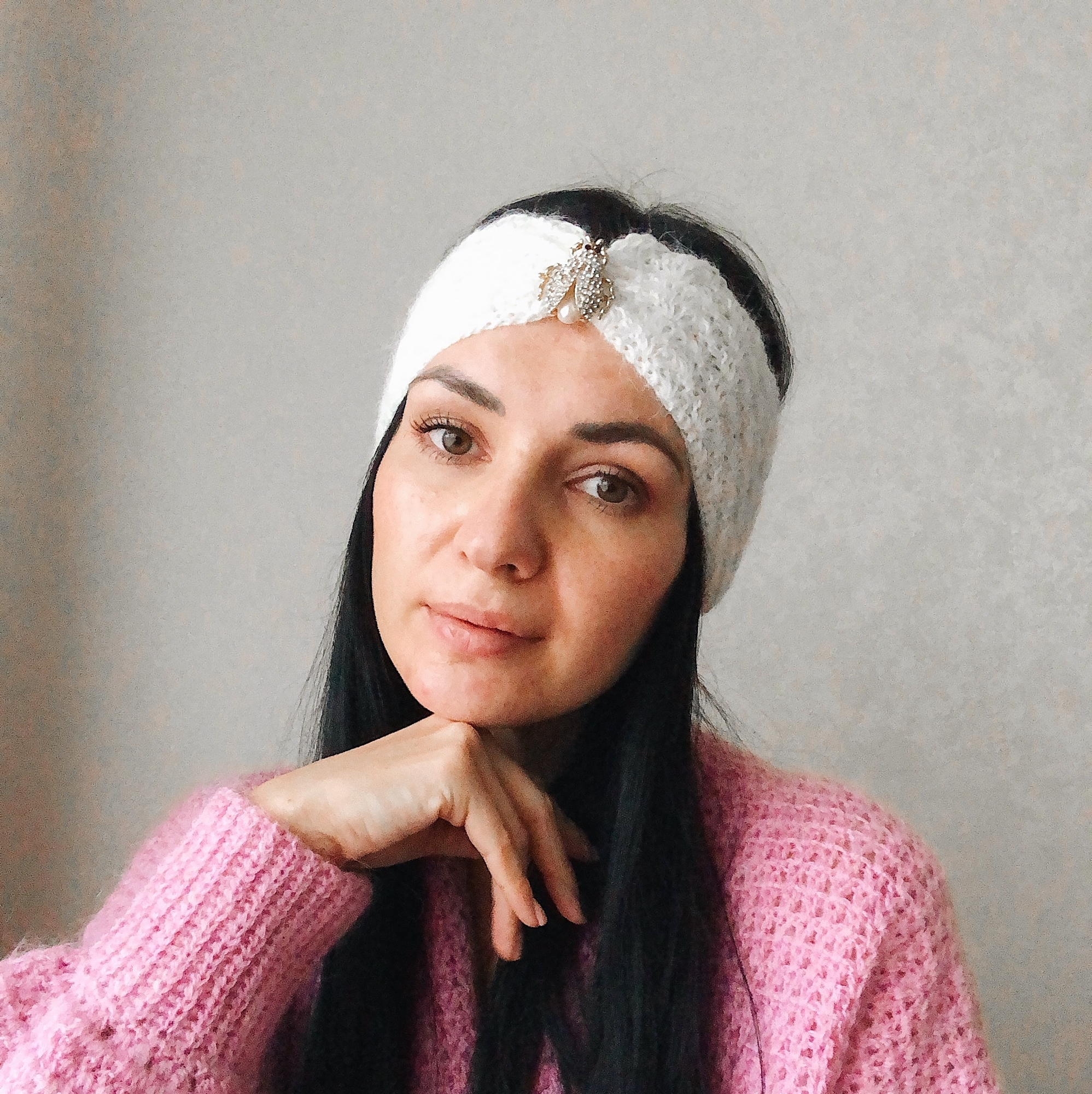 повязка крючком, бесплатное описание, детская повязка