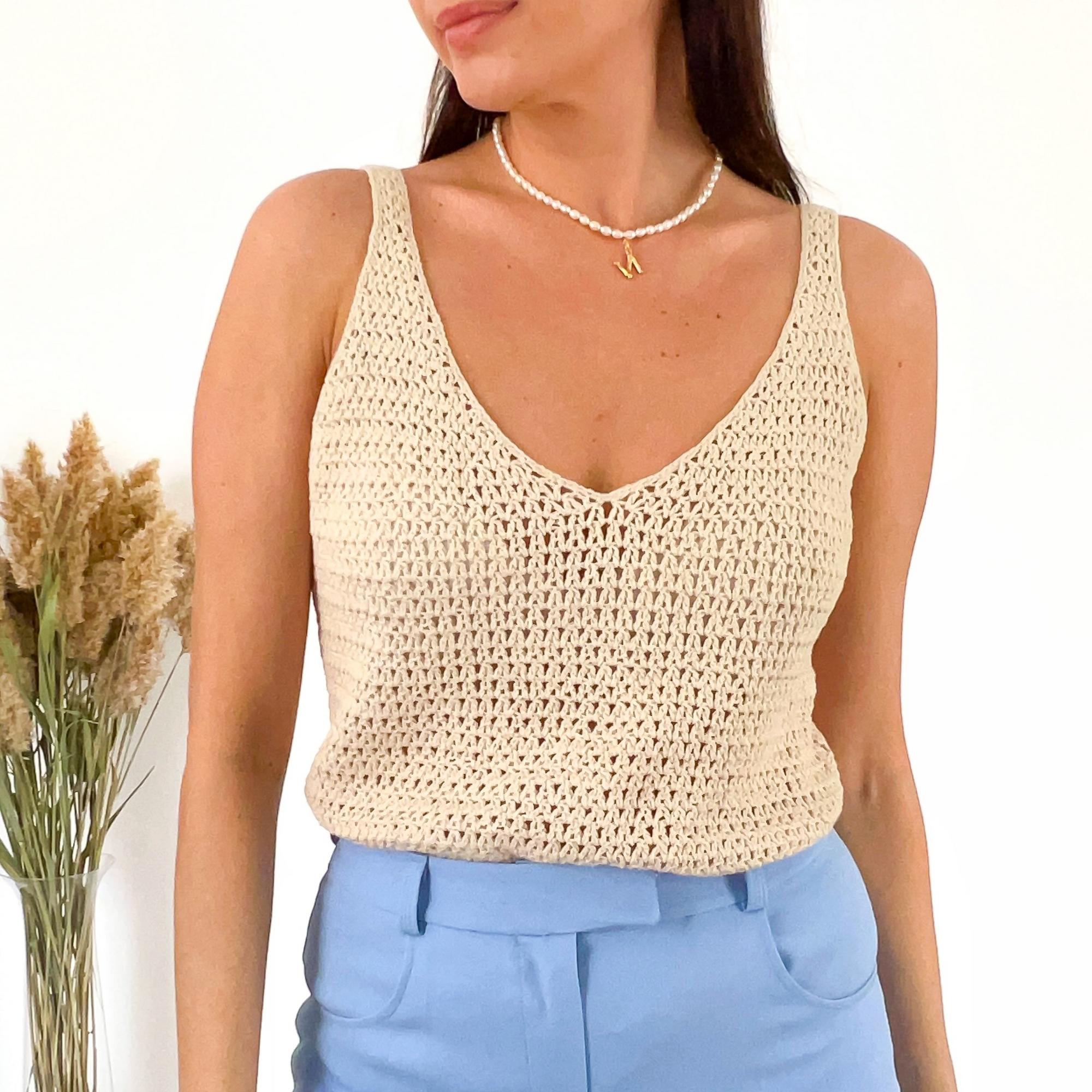 Майка крючком Relax