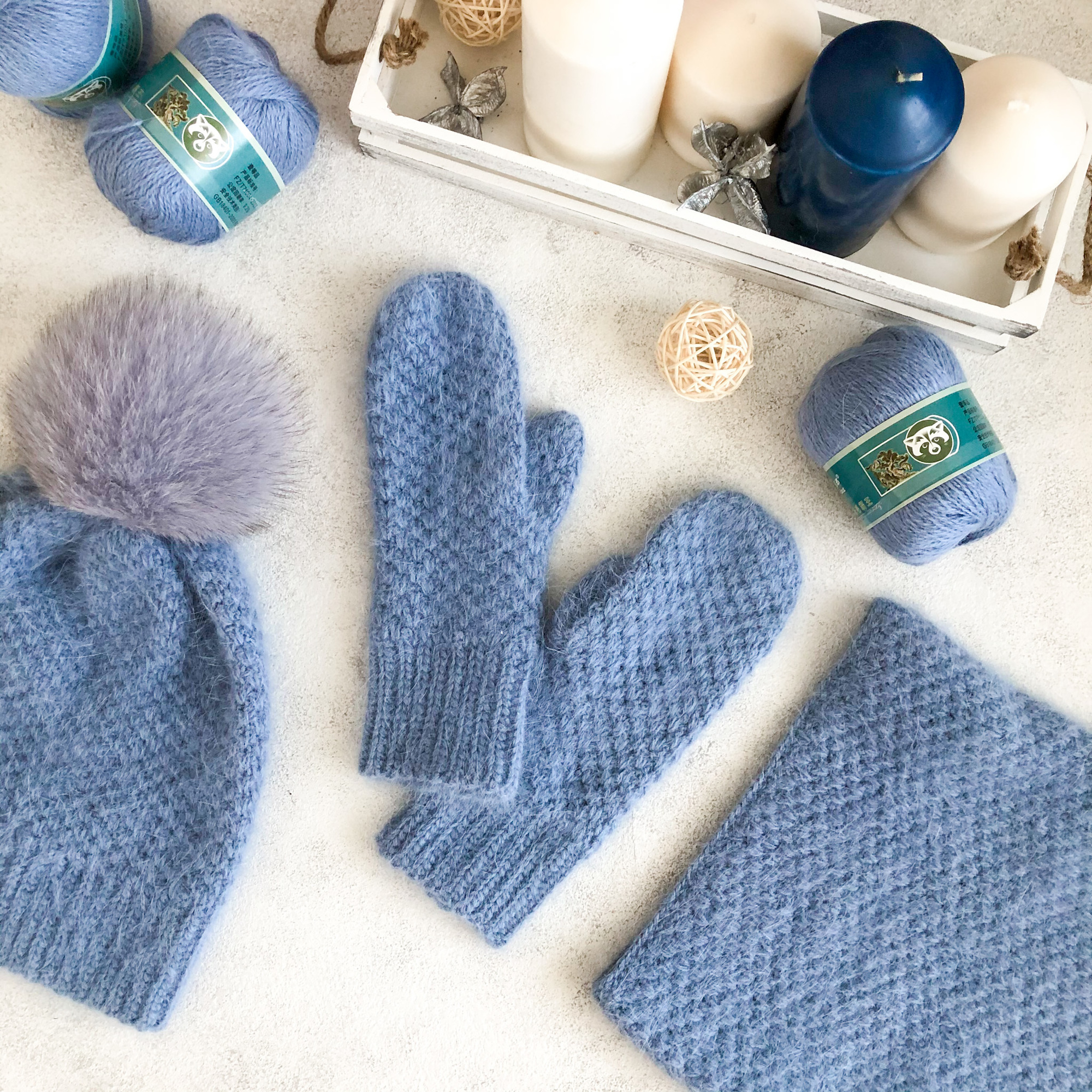 варежки крючком, женские варежки крючком