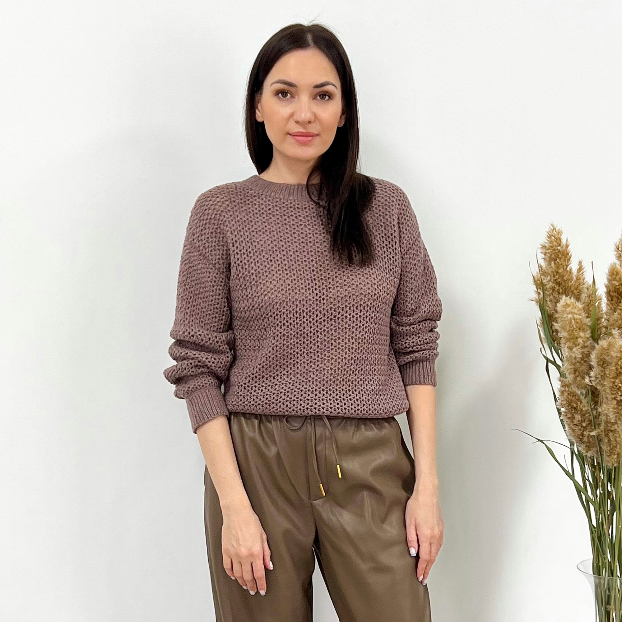 Джемпер крючком Vivian