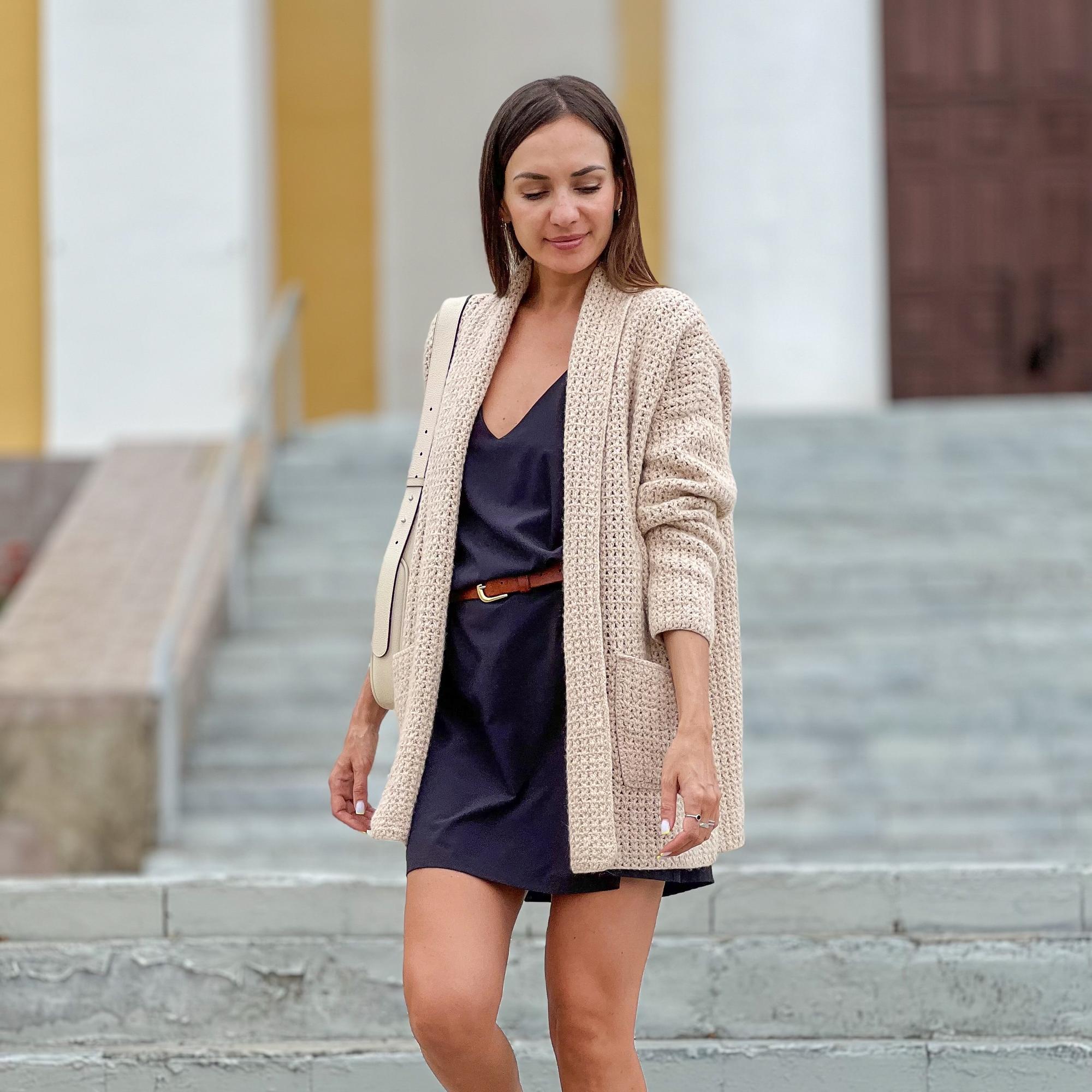 Кардиган крючком №2