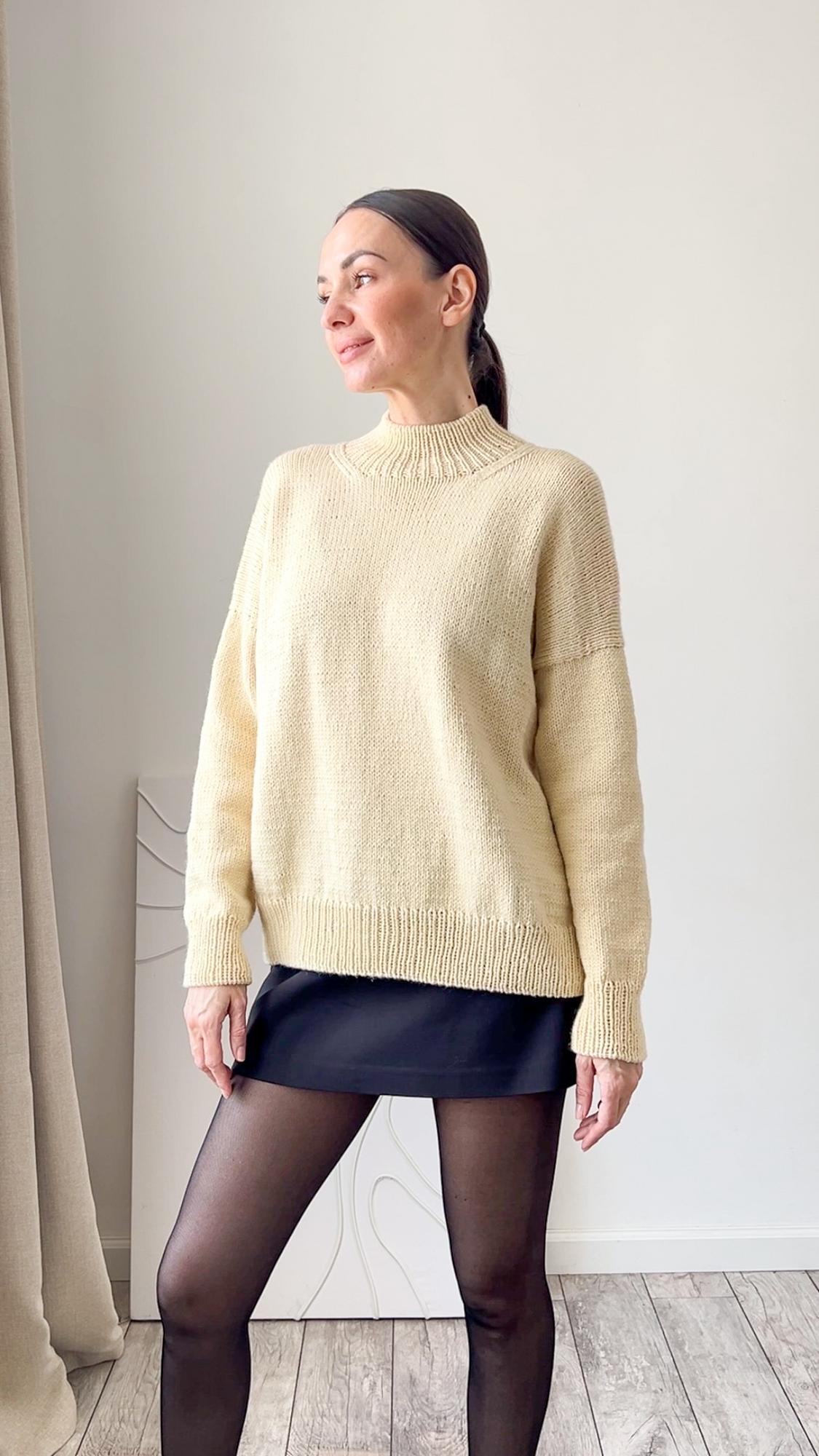 Свитер спицами "Все просто"