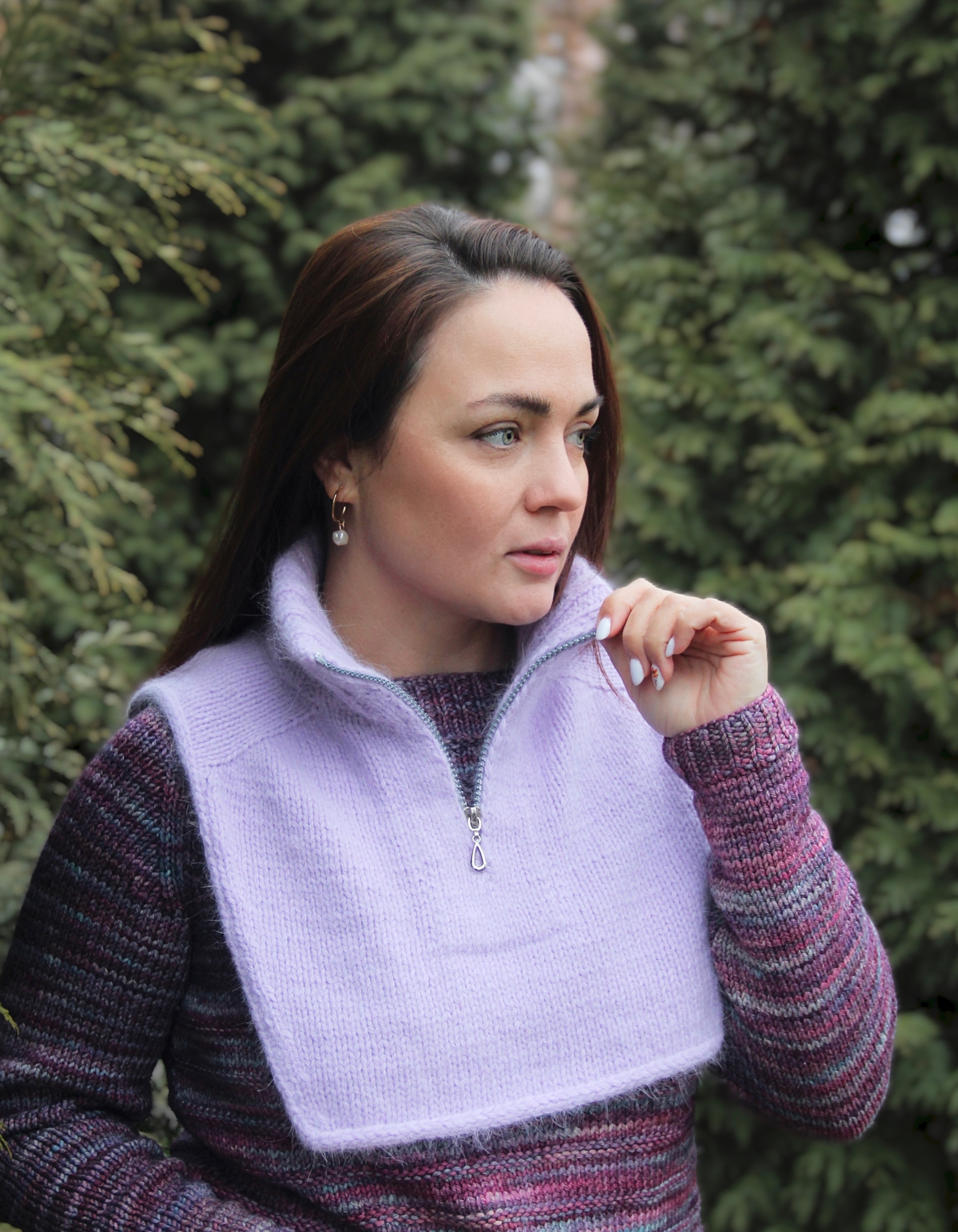 Теплая магия. Манишка