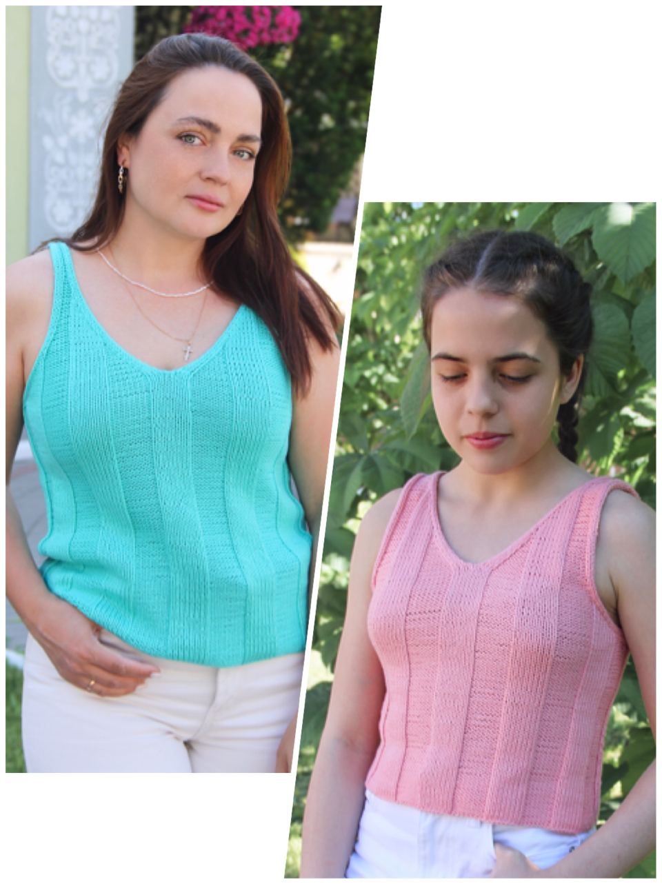 КОМБО ИЗ 2-Х МК: ЖЕНСКАЯ И ДЕТСКАЯ ВЕРСИЯ НЕЖНЫЕ ПАРАЛЛЕЛИ