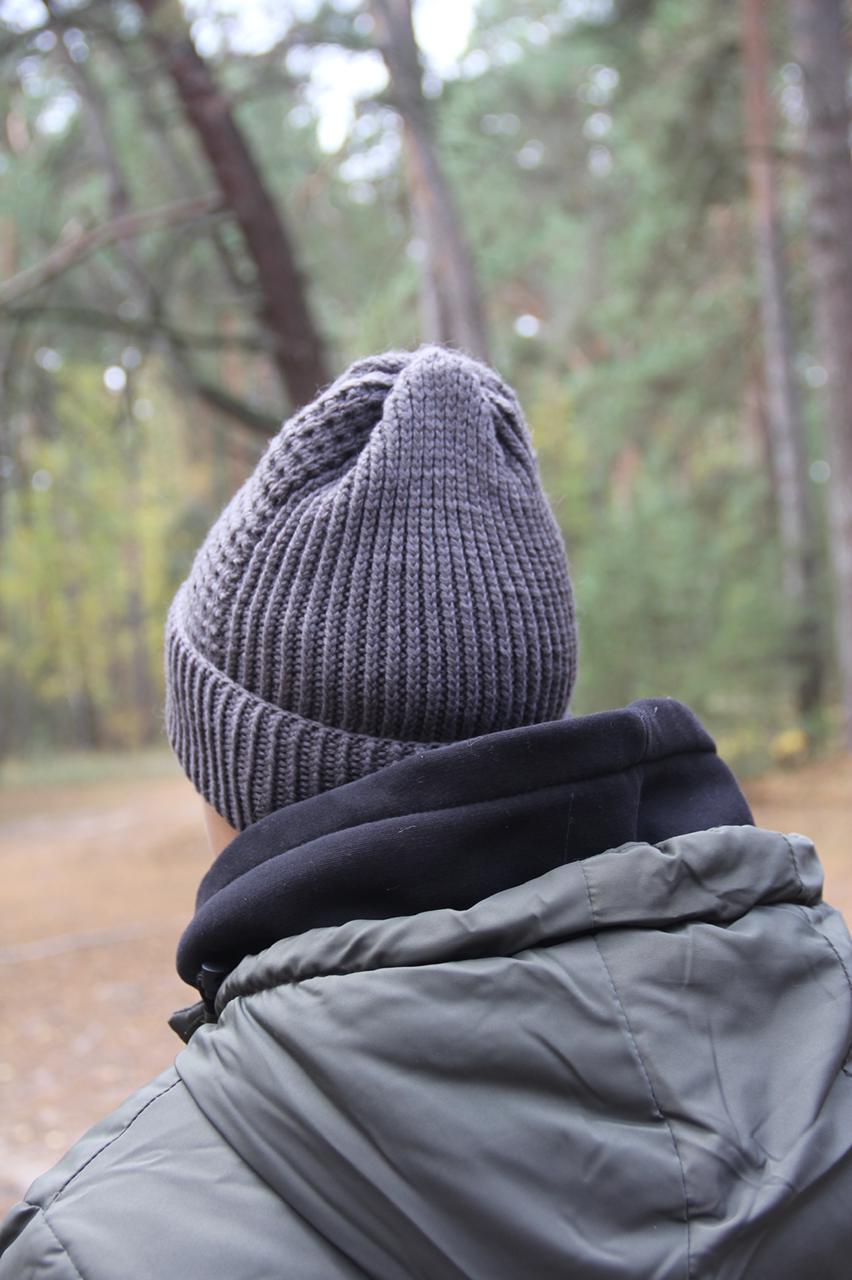 Шапка Стильная ВАФЕЛЬКА