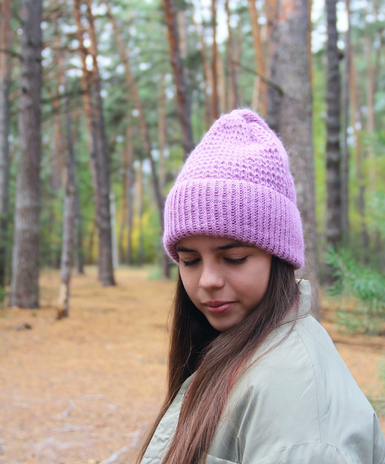 Шапка Стильная ВАФЕЛЬКА