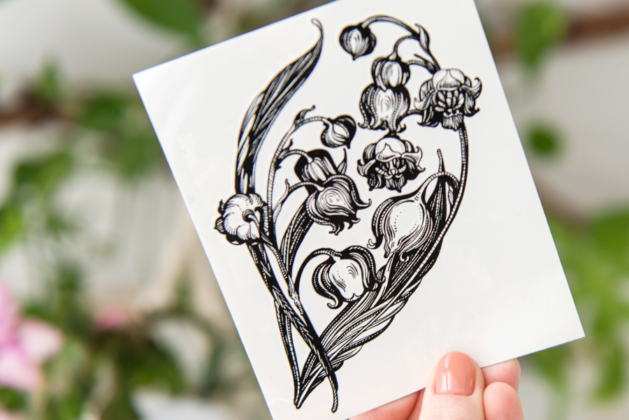 Временная татуировка «Ландыши»