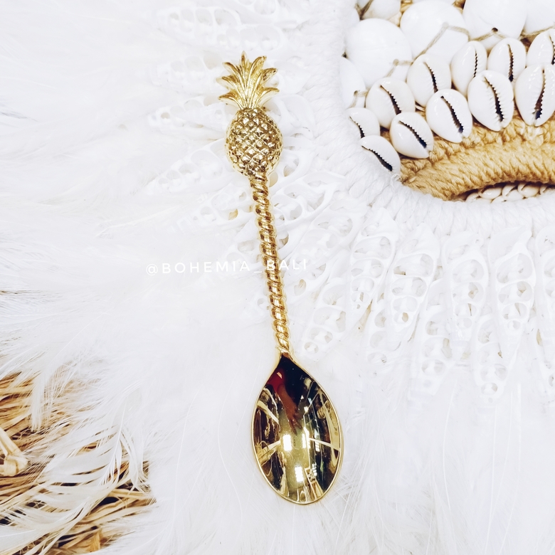 Десертеная ложка из бронзы ананас 15 см