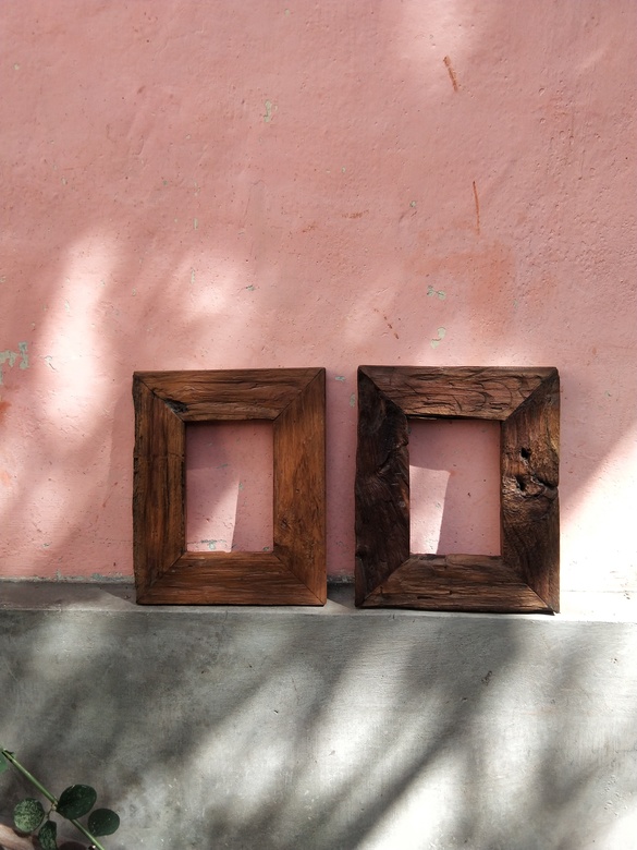 Деревянная рамка для фото из дерева