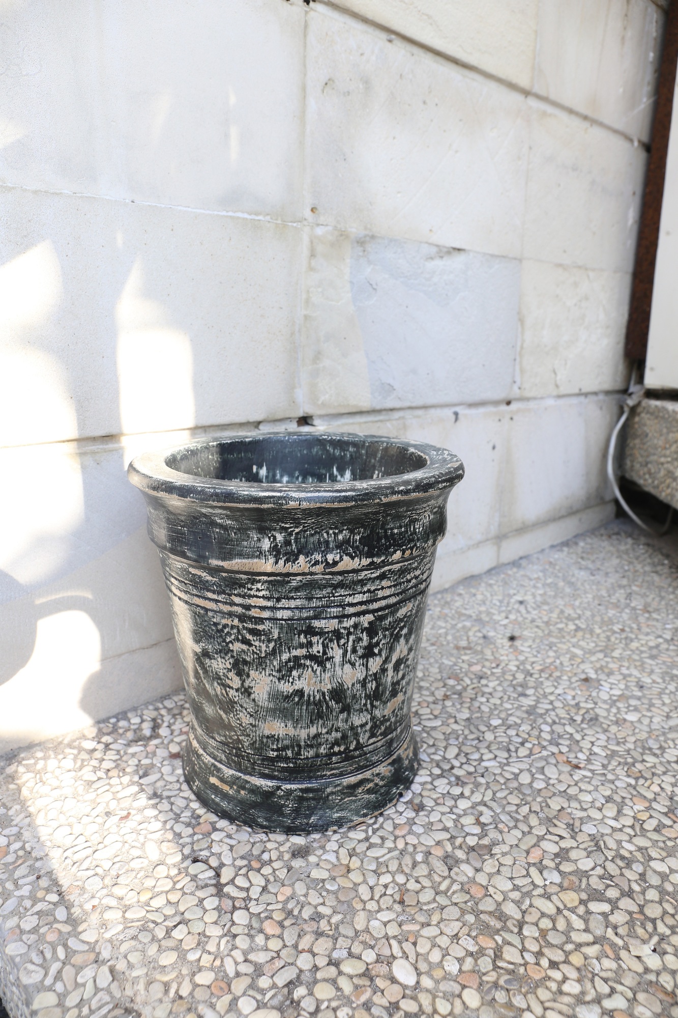 Ваза из массива дерева тик