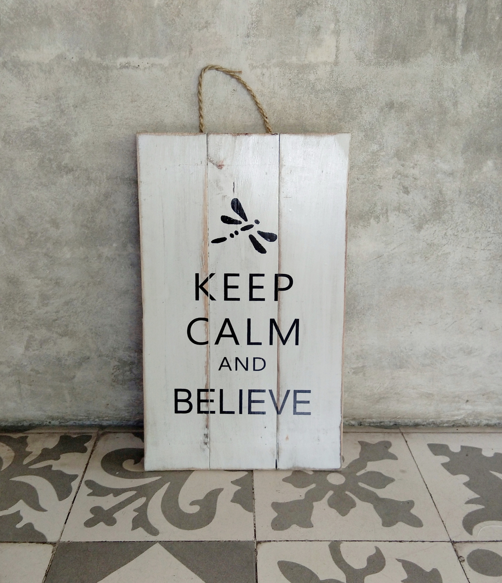 Постер из дерева (keep calm)