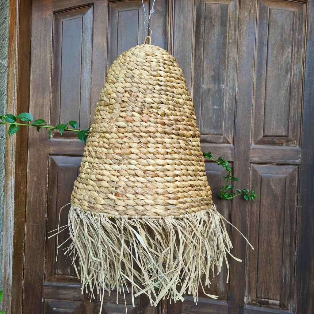 Абажур плетеный Водный геоцинт (Д40)