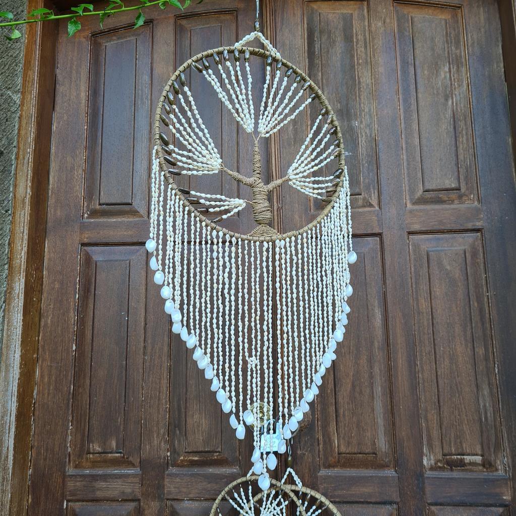 Ловец снов из ракушек "Дерево" 40см