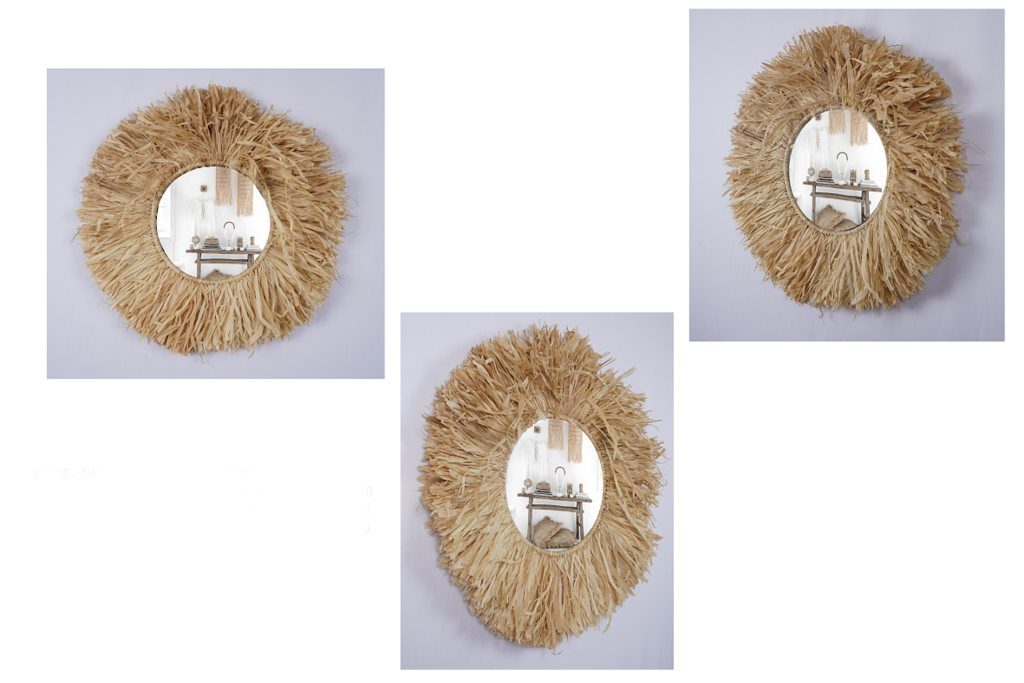 Зеркало 3 Пальмовый лист