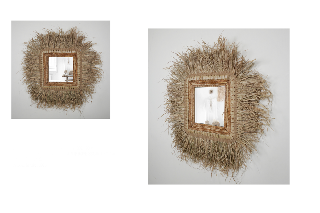 Зеркало 36 Банановый лист