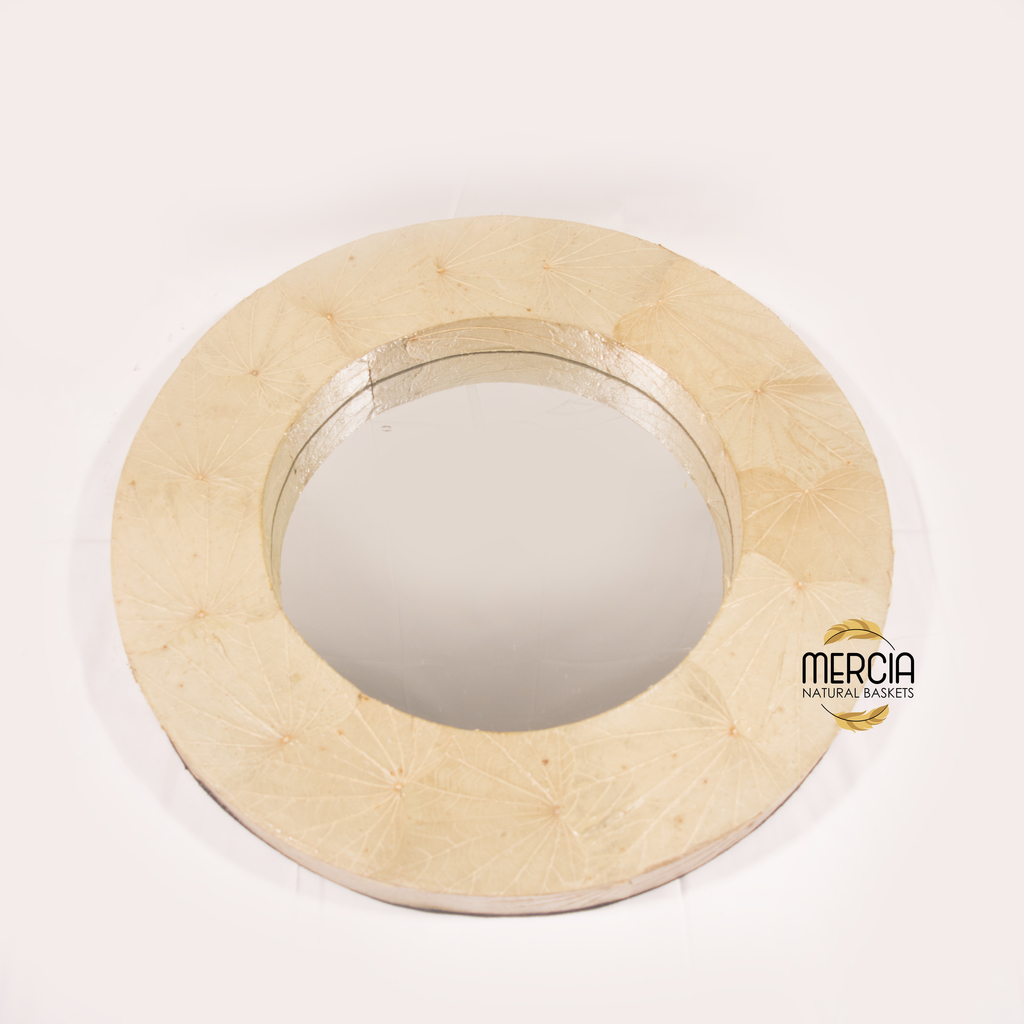 Зеркало 52 Листья светлые