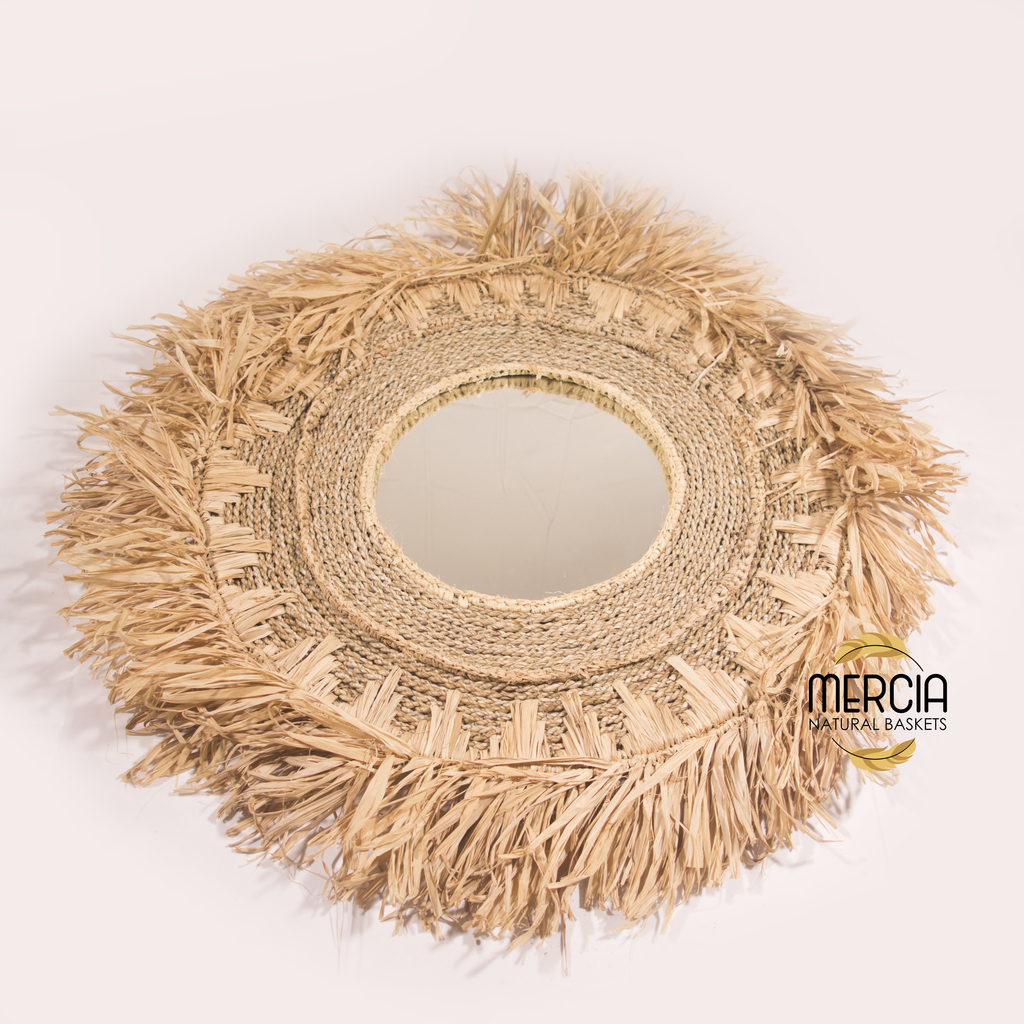 Зеркало 57 Пальмовый лист + Водоросли