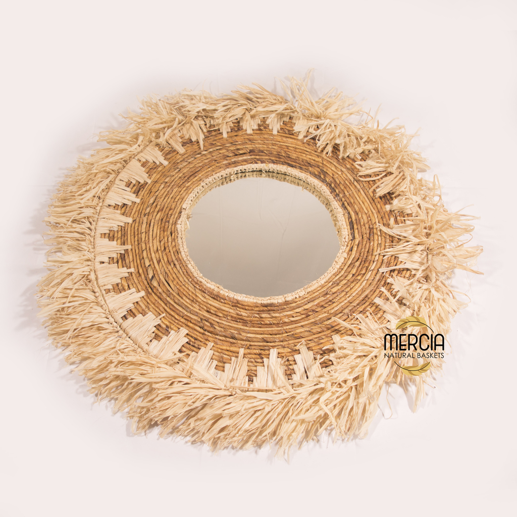 Зеркало 58 Банановый лист + Пальма