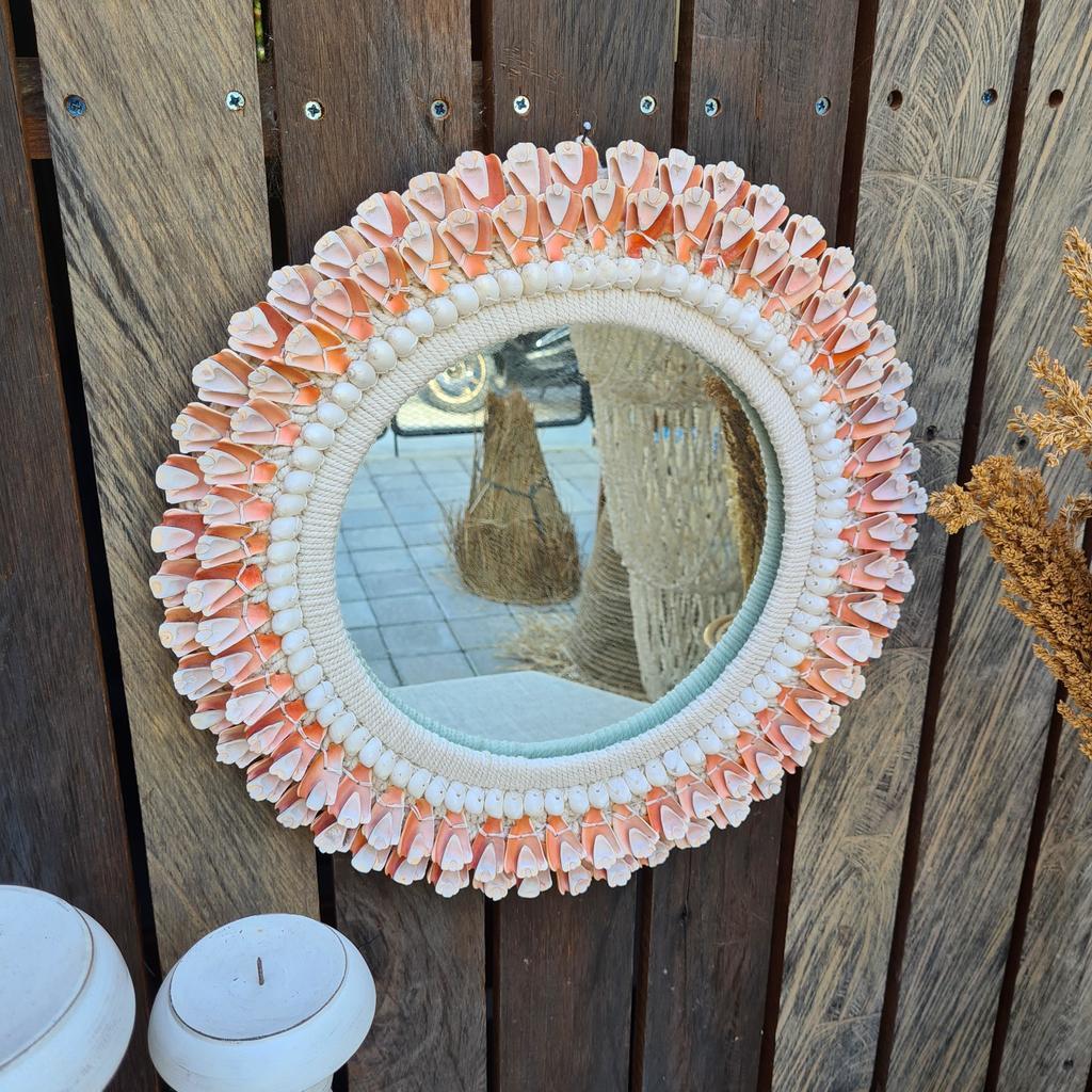 Зеркало 73 Ракушки розовые