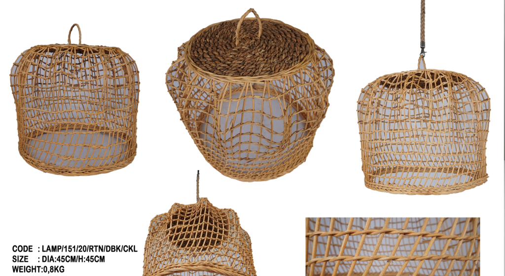 Абажур 2 Ротанг