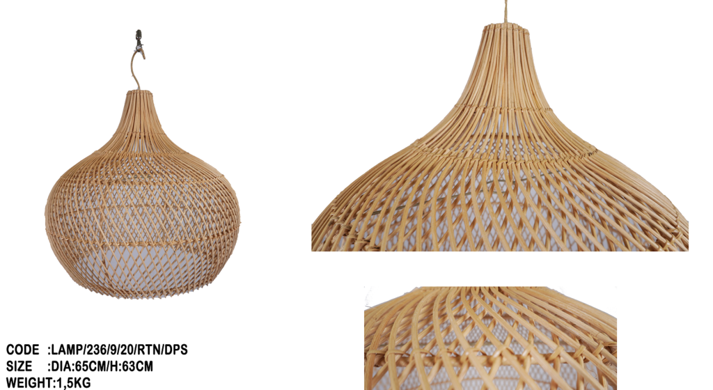 Абажур 19 Ротанг