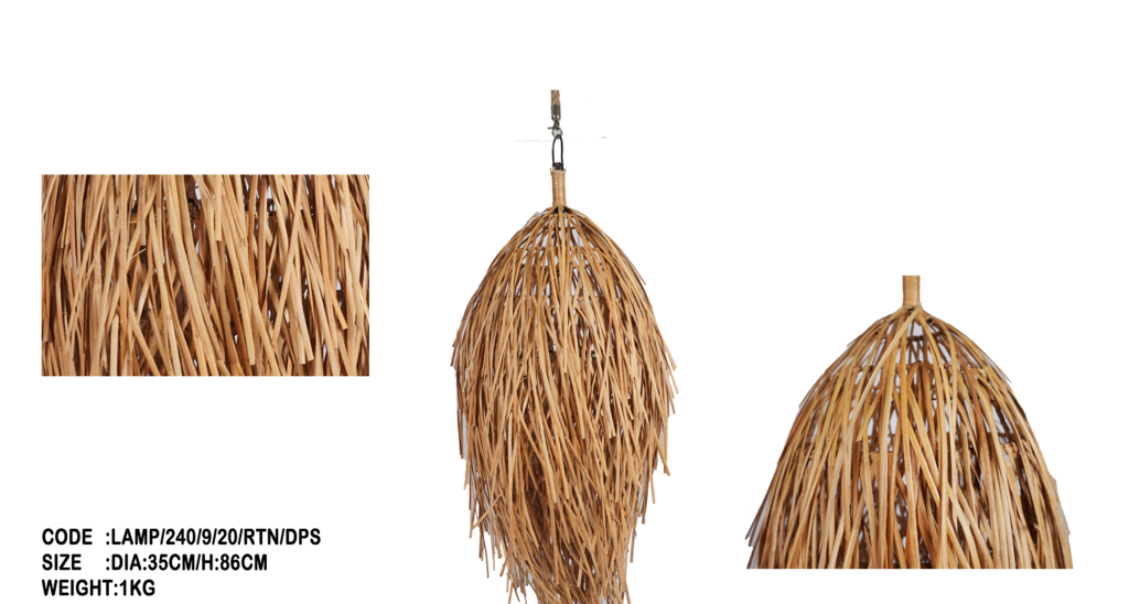 Абажур 23 ротанг