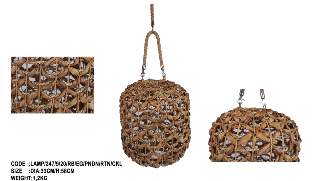 Абажур 29 Водный геоцинт + Водоросли морские