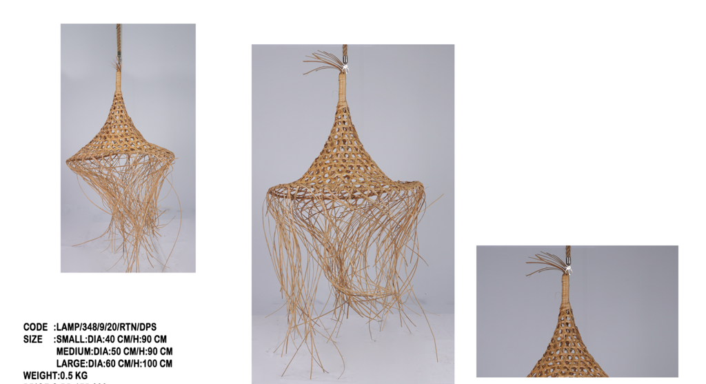 Абажур 38 Ротанг