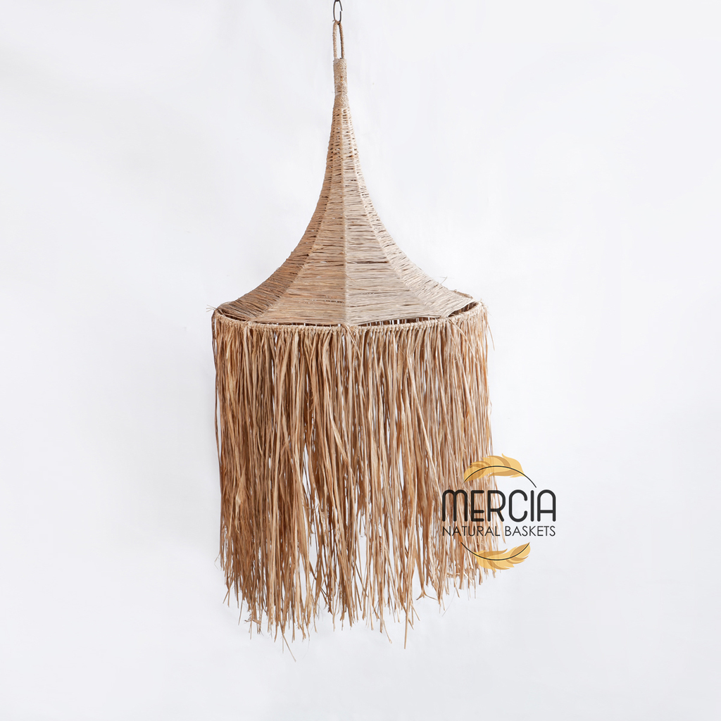 Абажур 60 Мендонг + пальмовый лист