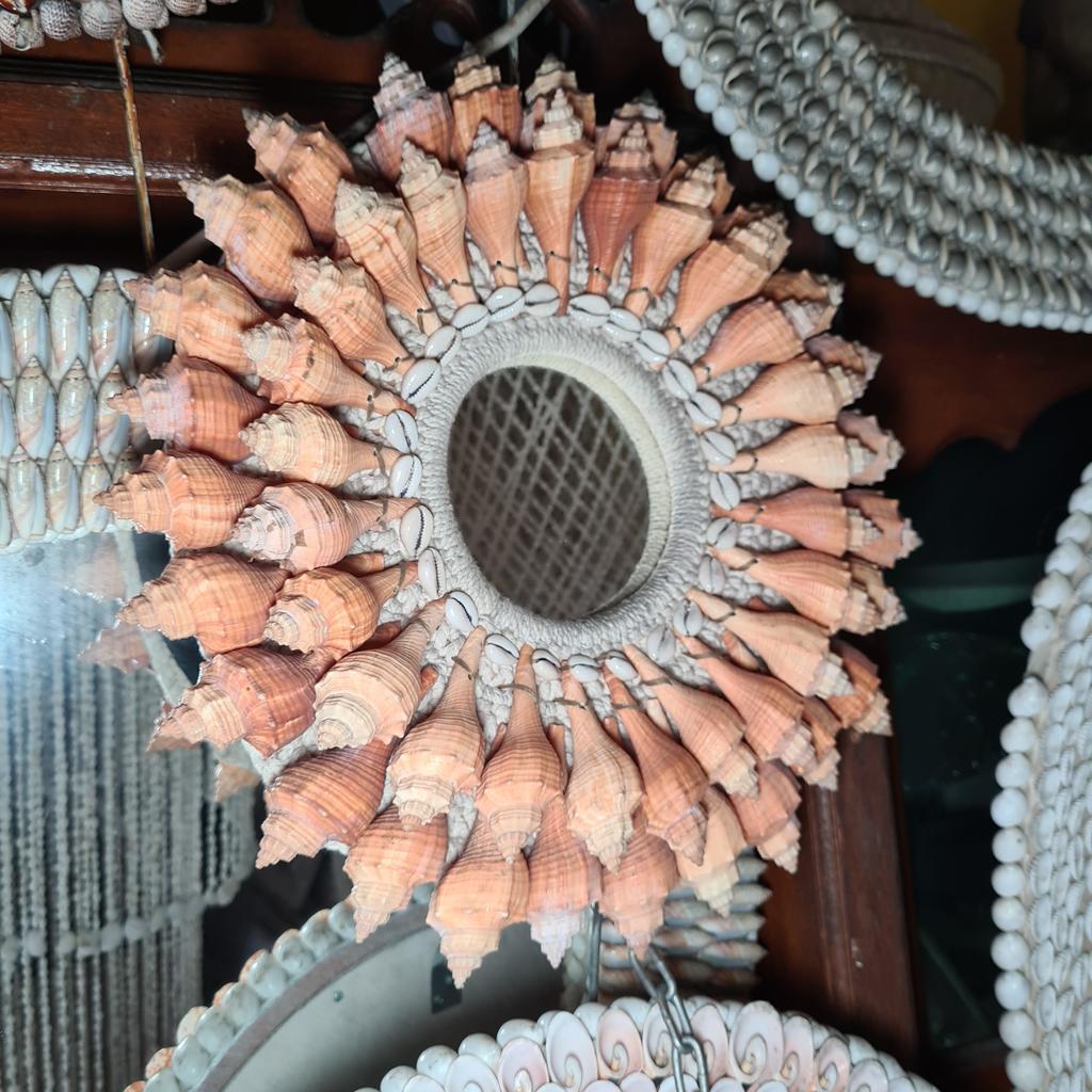 Зеркало 94 Рыжие ракушки Д35